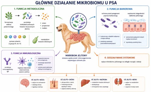 Nie tylko trawienie. Jak mikrobiota jelitowa wpływa na zdrowie zwierząt?