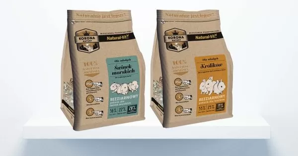 karma dla młodych świnek morskich i królików